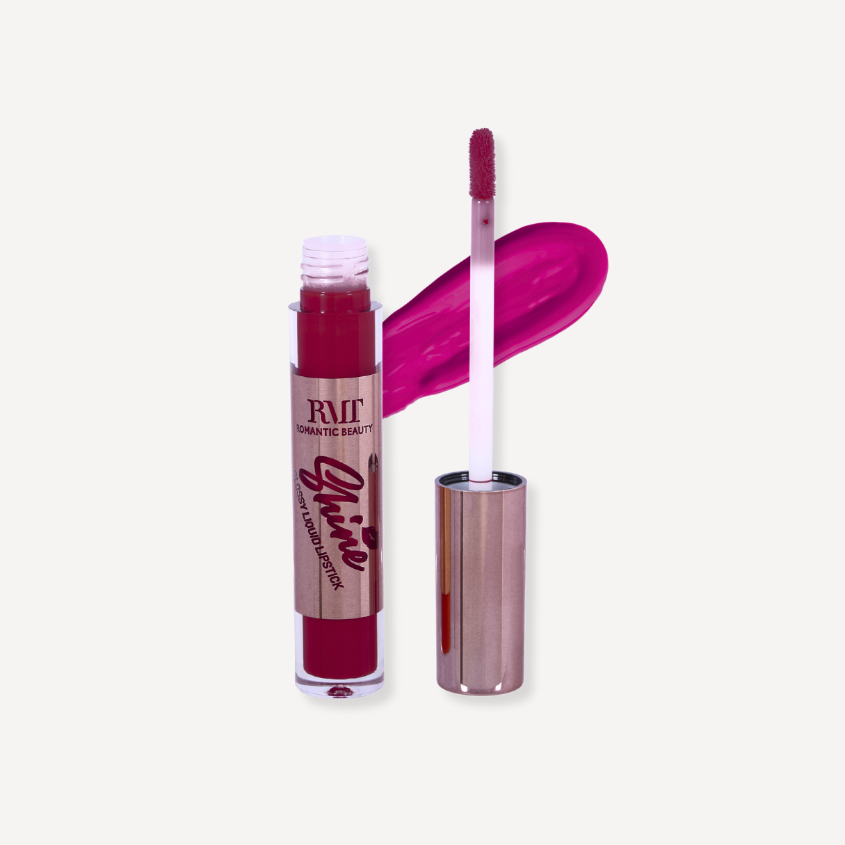 Shine Glossy Liquid Lipstick (Red Tone)